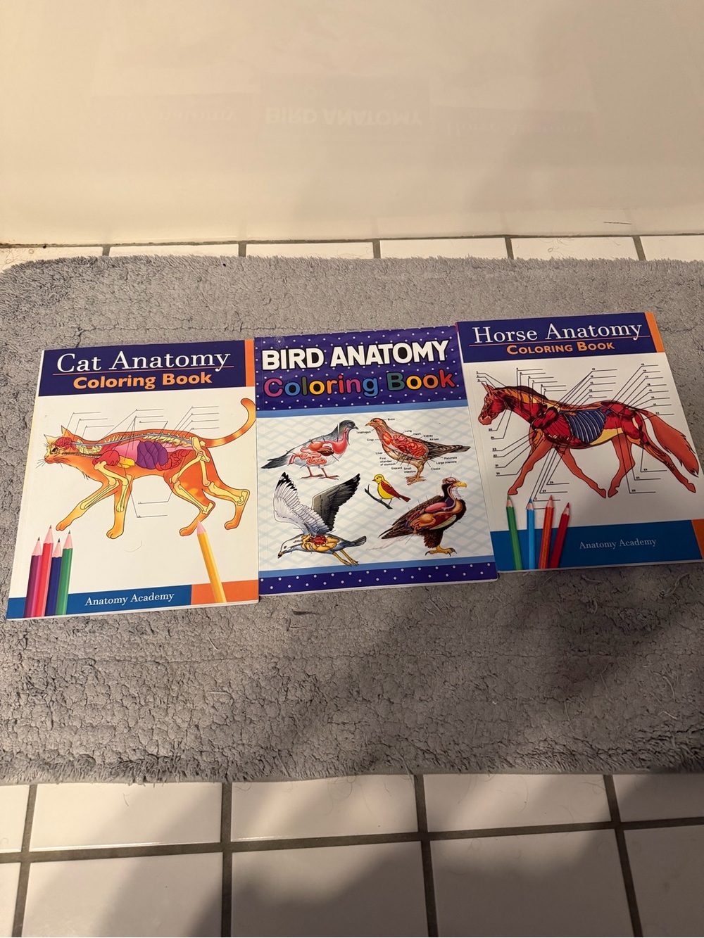 Kids Coloring Set - Orange & Blue Covers